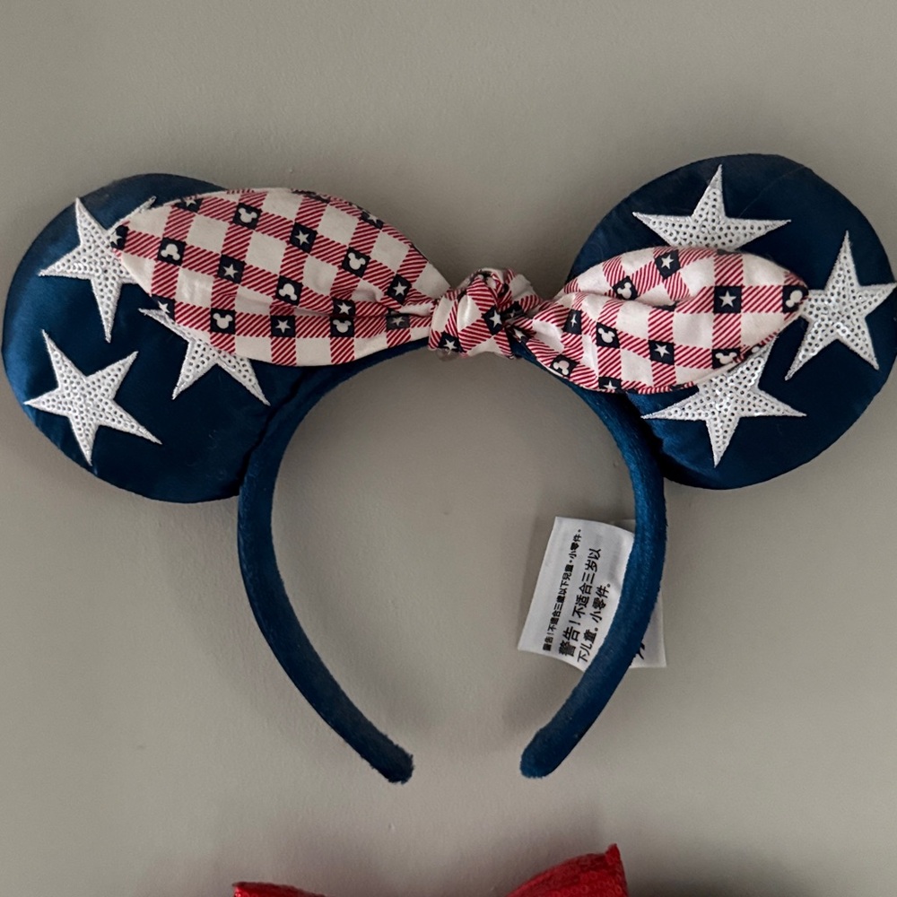 Disney Blue and Red Star Headband
